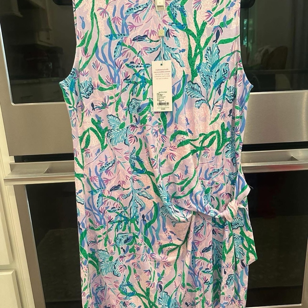 Lilly Pulitzer Bryson Dress in Multi Seacrest Escape